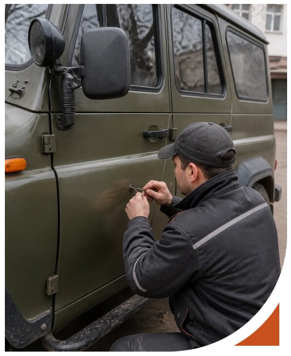 Профессиональное вскрытие автомобиля УАЗ без повреждений в Орске